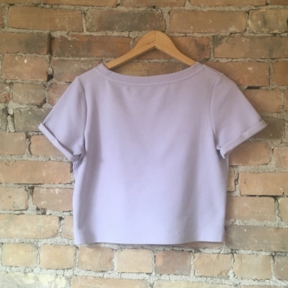 Twik Lavender Crop Top - Picture 4 of 5